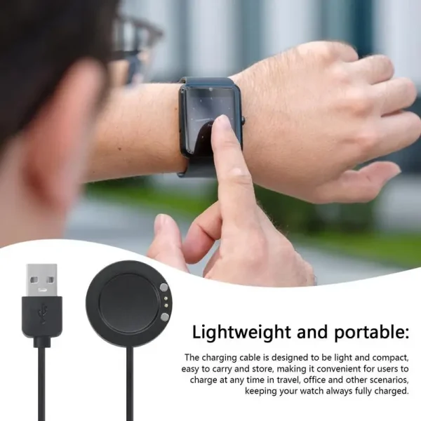 Wireless Smartwatch Charger Smart Watch Magnetic Charging Cable Cradle Fast Charging Watch Accessories For Travel Home Office - Image 5