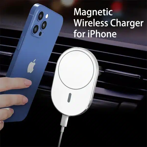 Magnetic Cell Phone Car Holders for Magsafe iPhone 12 13 14 15 Pro Max Magnet 15W Qi Wireless Chargers Holder Accessories - Image 4
