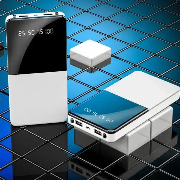 Portable Battery Holder Plastic Shells Boxes Power bank Cases Protectors LED - Image 2