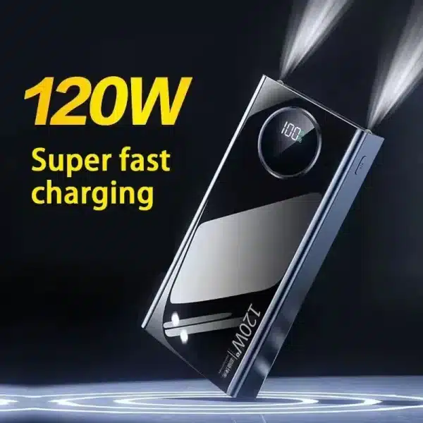 50000mAH Super High Capacity Power Bank 120W Fast Charging Powerbank Portable Battery Charger For iPhone Xiaomi Sumsung Huawei - Image 4