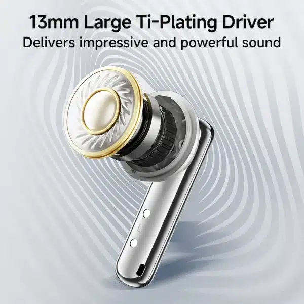 QCY AilyBuds Clear Wireless Earphones Bluetooth 5.3 TWS Earbuds Semi in-Ear Gaming Headset 4 Mics ENC Transparent Headphones - Image 3