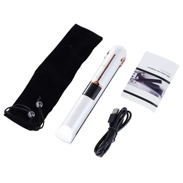 Portable Wireless Hair Straightener With Power Bank Function Rechargeable Hair Straightening Curling Flat Iron For Home Travel - Image 6