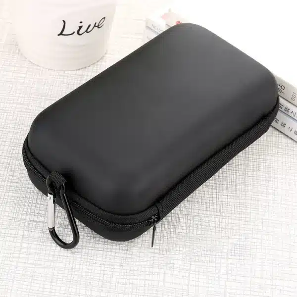 Portable Storage Bag for Power Bank Cable EVA Hard Case Earphone Phone Holder Travel Digital Accessories Storage Bag with Buckle - Image 2