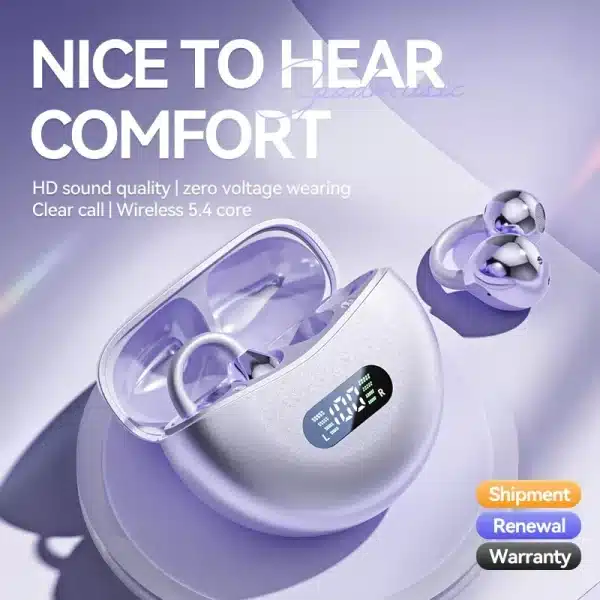 XIAOMI MIJIA Wireless earbuds M79 Ear Clip Headset ENC Bluetooth5.4 Headphone Noise Cancelling Earphone With Mic For Android iOS - Image 4