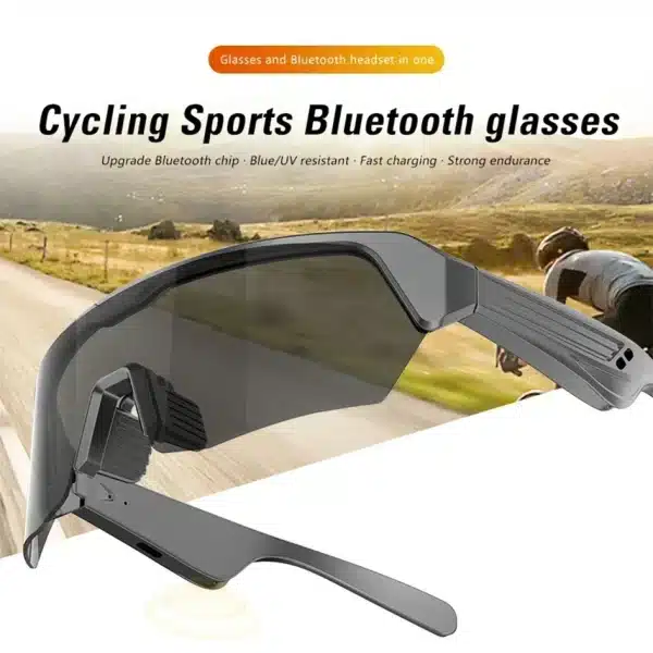 YJ006 Cycling bluetooth smart glasses technology audio call remote headset sunglasses sports driving music earbuds headphones - Image 2