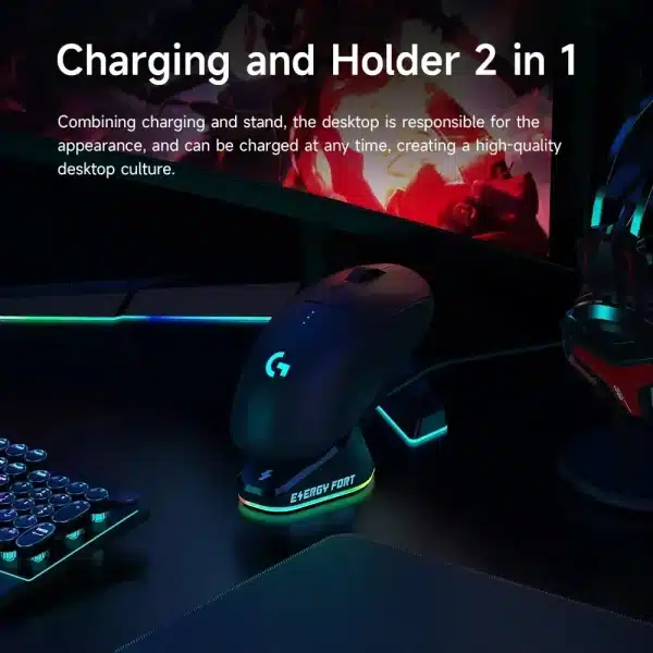 Gaming Mouse Wireless Charger For Logitech G403 G502 X Plus G703 G903 HERO Lightspeed Dock Station G PRO X Superlight Hero GPW2 - Image 4