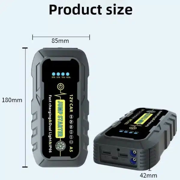 New 12V 99800mAh 1500A Car Jump Starter Car Battery Starters Portable Power Bank 12V Starting Device Booster Petrol Diesel Car - Image 3