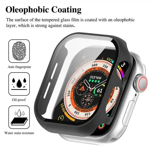 For IPhone IWatch Series 10 46/42MM Smartwatch Tempered Glass+Cover Bumper HD Screen Protector For iWatch 10 Accessories - Image 3