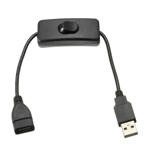 STONEGO USB Switch Extension Cable Support Data Transmit and Power Supply with On/Off Power Switch for LED Strips, USB Devices - Image 2