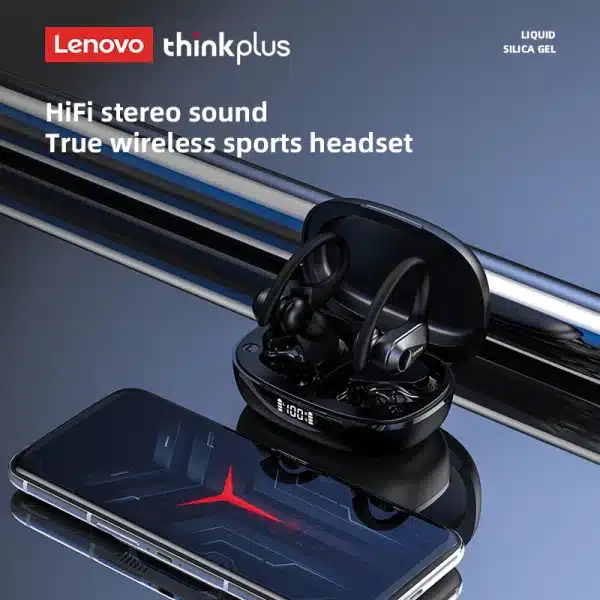 Lenovo LP75 Ture Wireless Headphones TWS Bluetooth 5.3 Noise Reduction Sports Ear Hook HiFi Stereo Waterproof Gaming Earphones - Image 3