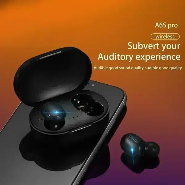 Original A6S TWS Wireless Bluetooth Headset Earphone Bluetooth Sport Inear Earbuds Headset with Mic for Xiaomi Iphone Lenovo - Image 4