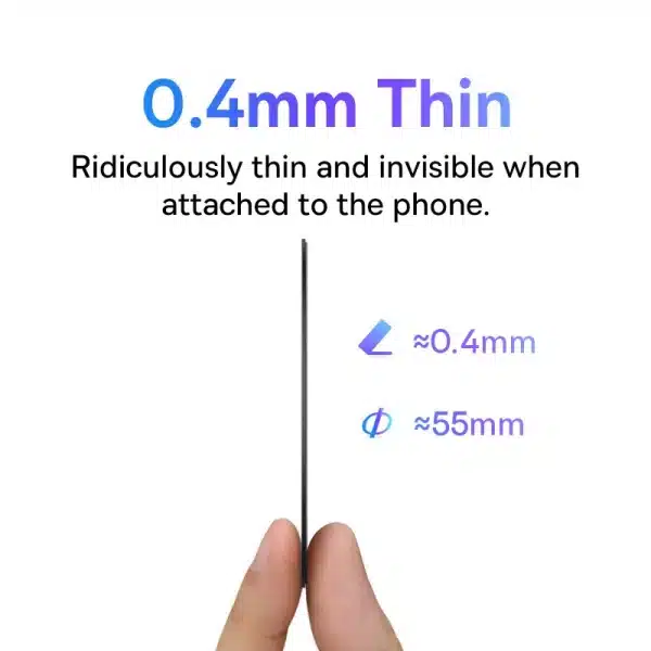 Baseus Magnetic Metal Plate Sticker Rings for Wireless Charger Phone Holder Iron Sheet for iPhone 16 15 14 Pro Max Charging Ring - Image 2