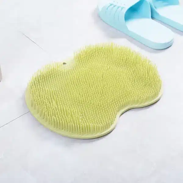 Shower Bath Mat Foot Massager With Non-Slip Suction Cups Bathroom Mat Silicone Suction Cup Massage Brush For Bathroom Use - Image 2