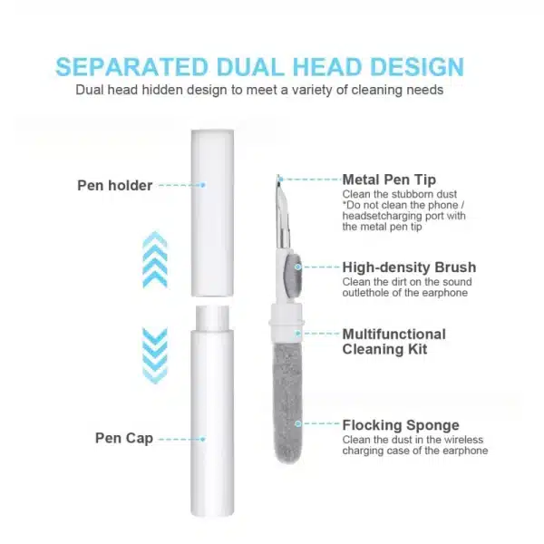 Bluetooth Earphone Cleaner Kit For Airpods Pro 1 2 3 Earbuds Case Cleaning Pen Brush Tool For Xiaomi Samsung Lenovo Headset - Image 2