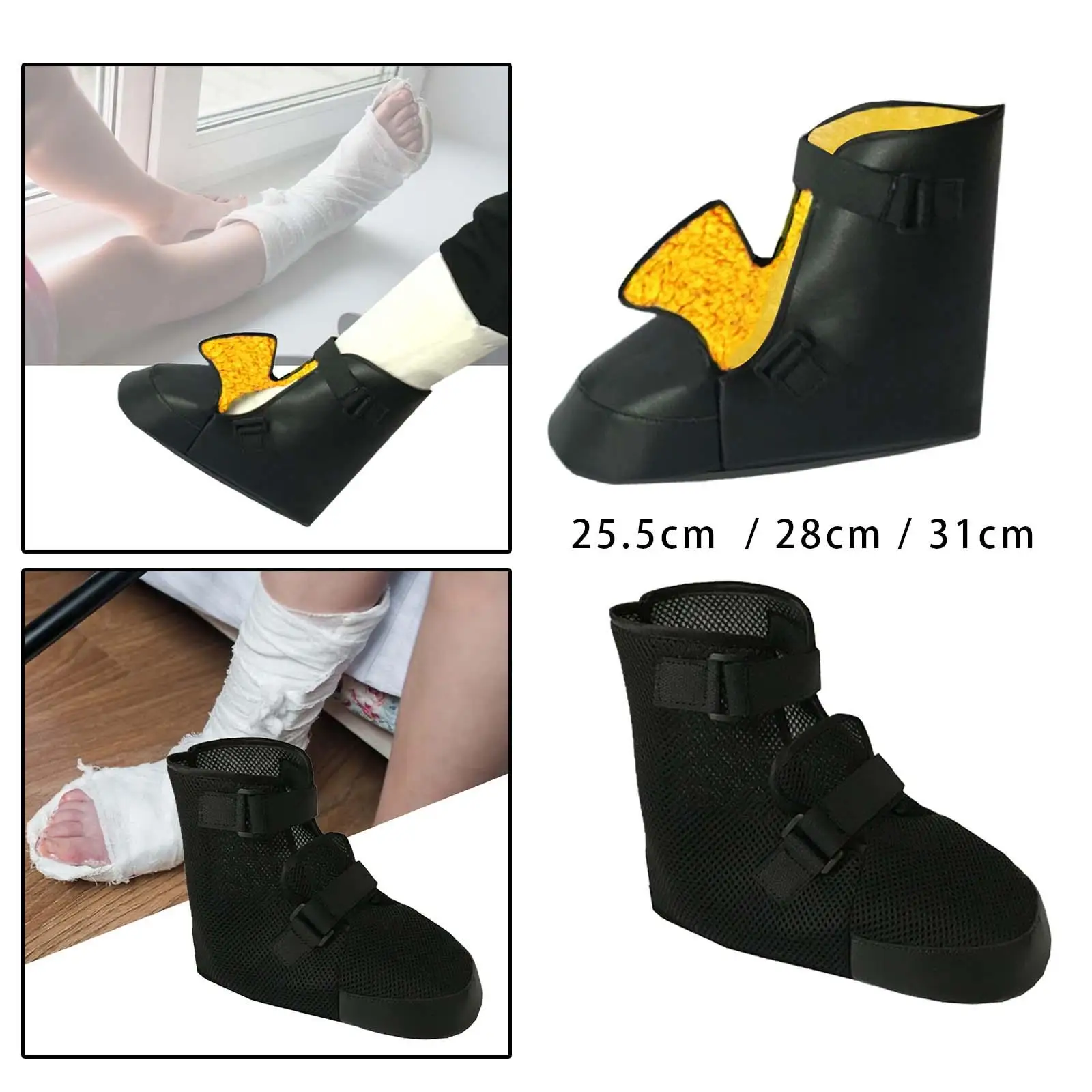 Toe Orthopedic Support Brace Post OP Shoe Plaster Cast Shoe for Post