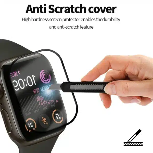 For iPhone iWatch Series 10 42/46/49MM Smart Watch HD Screen Protector For iWatch 10 3D Curved PMMA Soft Films Full Protection - Image 4
