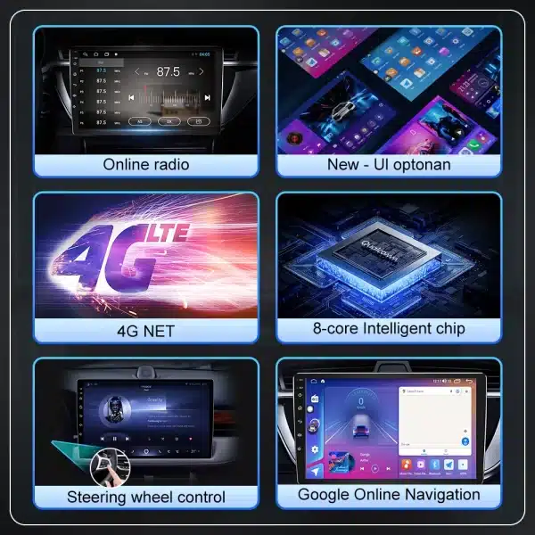 Android 14 Car Radio Wireless Carplay For Ford Taurus 2011-2016 5G wifi Stereo Multimedia Player GPS Navigation HDR QLED No 2din - Image 4