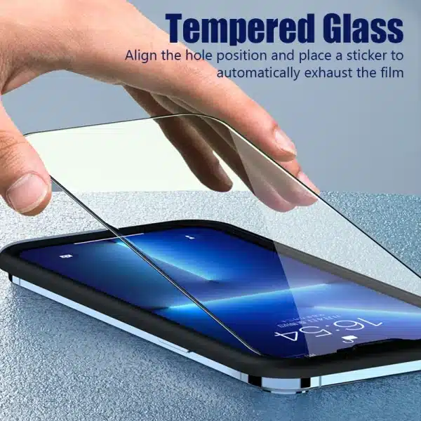 3PCS Tempered Glass for iPhone 15 14 13 12 11 16 Pro Max Mini Screen Protector for iPhone X XS Max XR 7 8 14 15 Plus SE 2020 - Image 5