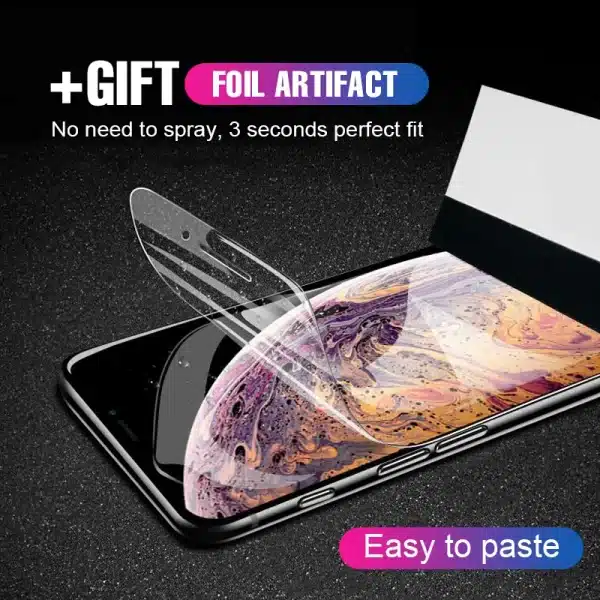 New Hydrogel Film For iPhone 5 5S SE 7 8 6 Plus 12 Screen Protector iPhone X XS XR XS Max 14 13 12 11 Pro Max Soft Protective - Image 4