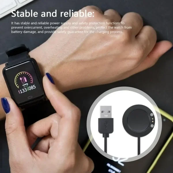 Wireless Smartwatch Charger Smart Watch Magnetic Charging Cable Cradle Portable Watch Charging Supplies For Business Trips Home - Image 4