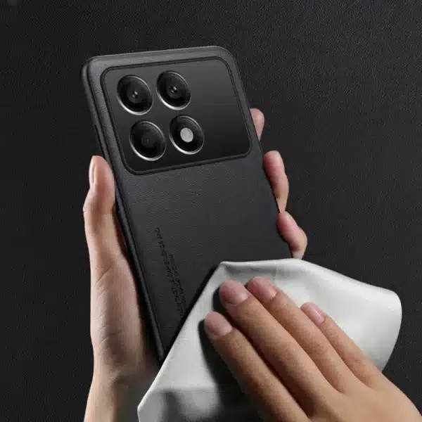 Case for Poco X6 Pro Luxury PU Leather Shockproof Silicone Shell Fundas for Xiaomi Poco X6 Pro Cover Protection Back Phone Coque - Image 5