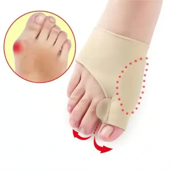 Toe Separator Hallux Valgus Bunion Corrector Orthotics Feet Bone Thumb Adjuster Correction Pedicure Sock Straightener Foot Care - Image 2