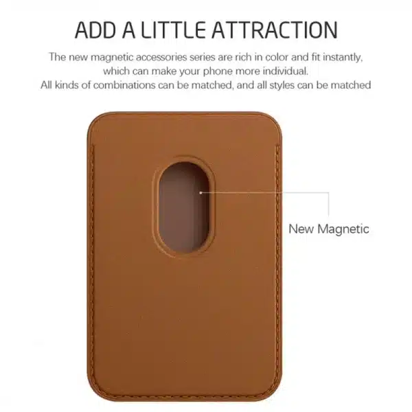 For Magsafe Magnetic Luxury Leather Card Holder Wallet Case For iPhone 14 Pro Max 13 12 Phone Bag Cover Adsorption Accessories - Image 6