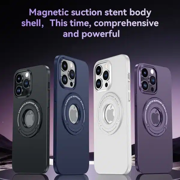 Magnetic Stand Case For iphone 15 14 13 12 Pro Max Samsung S23 Plus Ultra Ring Holder Shell For Magsafe Wireless Charger Cover - Image 6