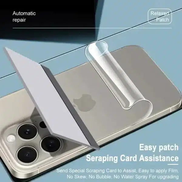 4Pcs Back Hydrogel Film for IPhone 14 13 12 11 15 16 Pro Max Mini 7 8 15 Plus Screen Protector for IPhone X XR XS SE Not Glass - Image 2