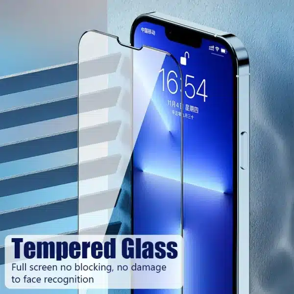 4PCS Full Cover Tempered Glass Screen Protector For iPhone 16 15 14 13 12 Pro Max Protection Glass For iPhone 114 15 16 Plus - Image 2