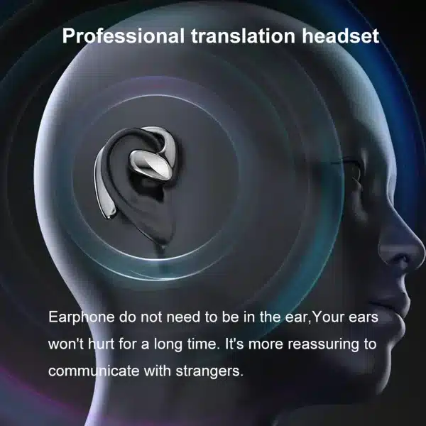 M8 Language Translator Earbuds Smart 144 Languages High Accuracy Wireless Bluetooth Two Way Translator Device - Image 6