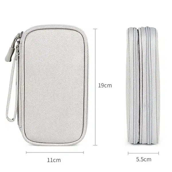 Cable Organizer Bag Travel Bag Organizer Data Wire Headphone Case Power Bank Storage Bag Waterproof Multi-Function Portable - Image 4