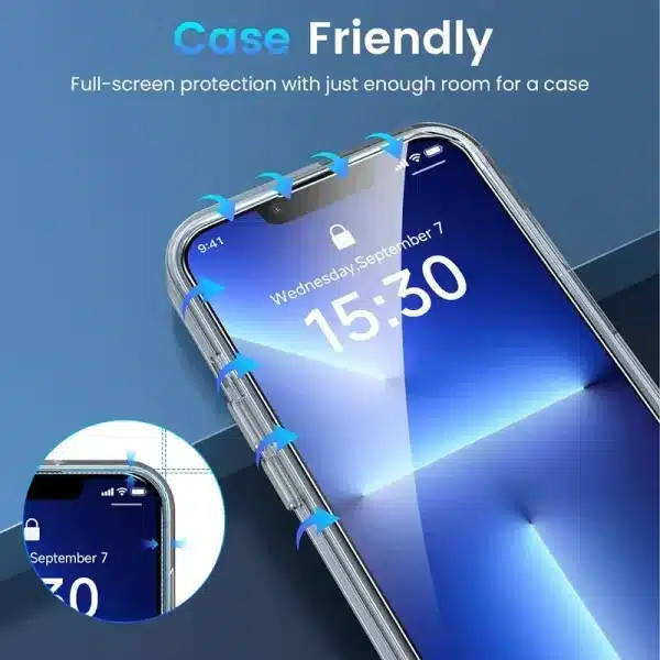 5Pcs Tempered Glass For iPhone 15 13 11 12 14 Pro Max Mini Screen Protector For IPhone 16 7 8 Plus X XR XS MAX Protective Glass - Image 5