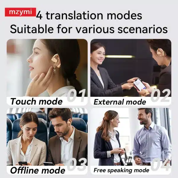 mzymi M62 Wireless Earbuds Hifi Sound Bluetooth 5.3 Headphones Over-Ear Headset Waterproof TWS Earphones With Mic For XIAOMI - Image 3