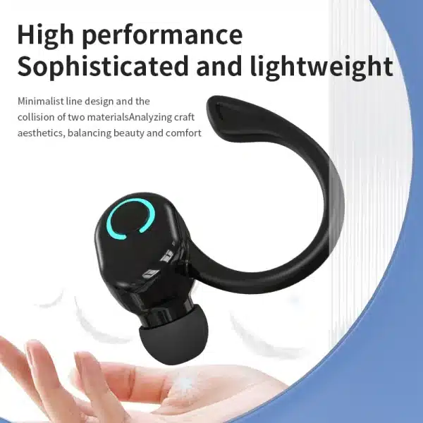VAORLO Bluetooth 5.2 Earphone Waterproof Wireless Headphone With Mic Mini Ear Hooks HiFi Stereo Music Sport Earbuds For Phone - Image 4