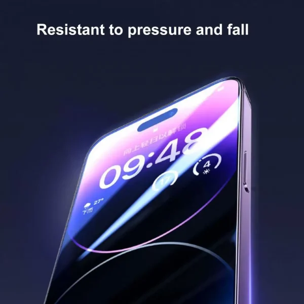 Full Coverage Tempered Glass Protector Anti-scratch Screen Protector Ultra-thin Tempered Glass Screen Protector for Iphone 15 - Image 5