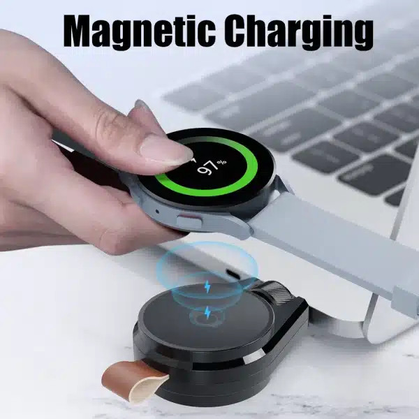 Magnetic Wireless Charging Cable Cord Portable USB Travel Cordless Wireless Charger for Samsung Galaxy Watch Ultra/Watch 7/6 - Image 2