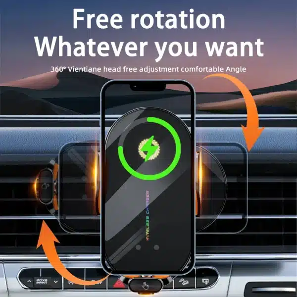 Car Wireless Phone Holder Stand 66W Fast Charging Station Charger Infrared Induction for iPhone 15 14 13 12 Samsung Xiaomi - Image 6