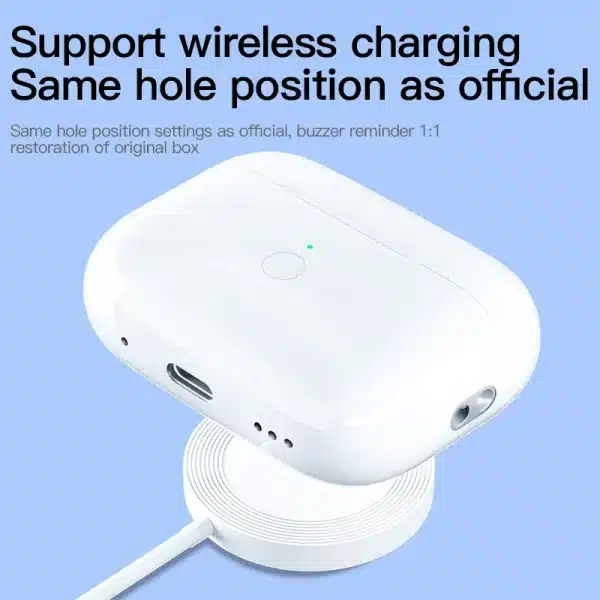 Bluetooth Headphone Wireless Charging Case For AirPods Pro 1 2 3 Charger Box Charging Compartment Replacement For AirPods 1&2 - Image 2