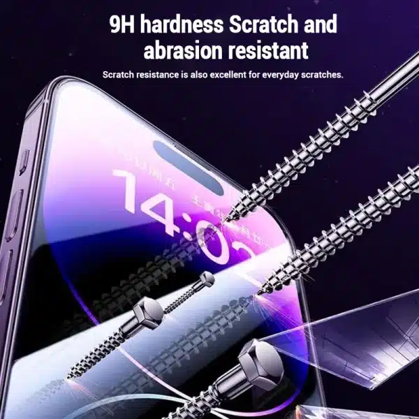 1-2PCS High End Tempered Glass For iPhone 16 15 14 13 12 11 Pro Max X XS 14 Plus Screen Protector With Alignment Mounting Cover - Image 4