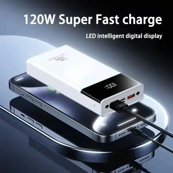 Xiaomi Power Bank 120W Fast Charging 200000mAh High Capacity Power Bank Portable Battery Charger For iPhone Samsung Huawei - Image 3