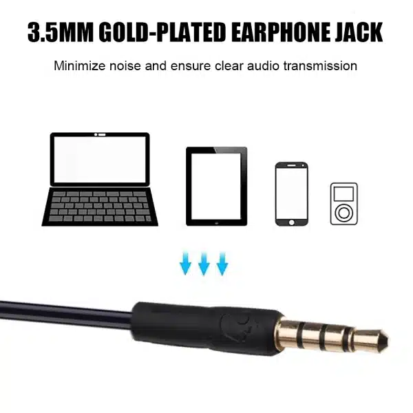 In-Ear Deep Bass Stereo Headphone 3.5mm Wired Earphones Sports HIFI Audio Music Earbuds For Android MP3 MP4 Phones Tablets - Image 5