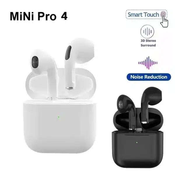 2024 Air Pro 4 TWS Wireless Bluetooth Earphones Headphones Mini Earpone Headset For PC Android Apple iPhone Earbuds Accessories - Image 2