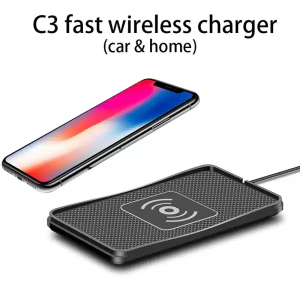 15W Wireless Car Phone Charger Fast Charging pad mat For iPhone 12 13 14 15 Pro XS Max Samsung Xiaomi Huawei Smartphone Charger - Image 6