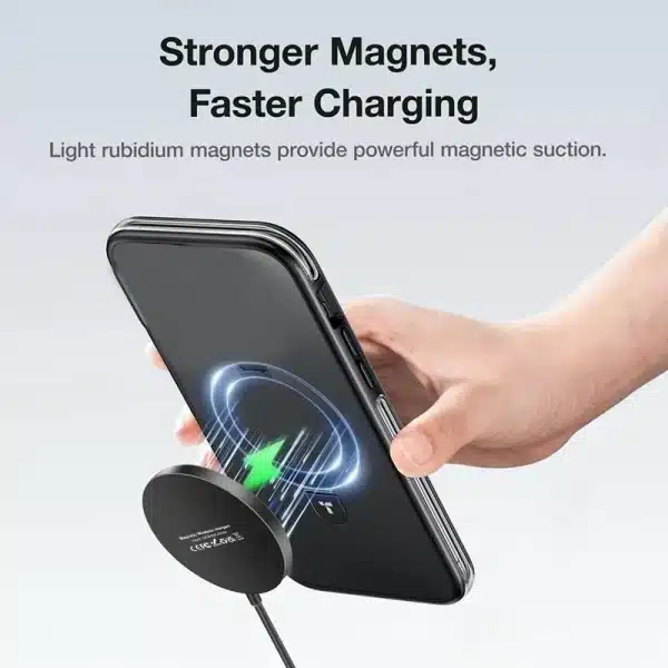 30W Magnetic Wireless Charger Pad Stand For iPhone 12 13 14 15 16 Pro Phone Chargers USB PD Fast Charging Dock Station - Image 3