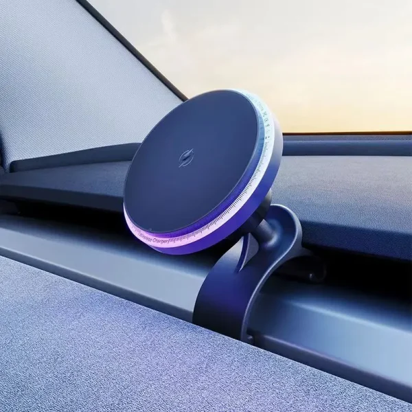 Magnetic Wireless Charger Car Holder for Tesla Model 3 Highland Fast Wireless Charging Mount Smartphone Car Charger for iPhone - Image 2