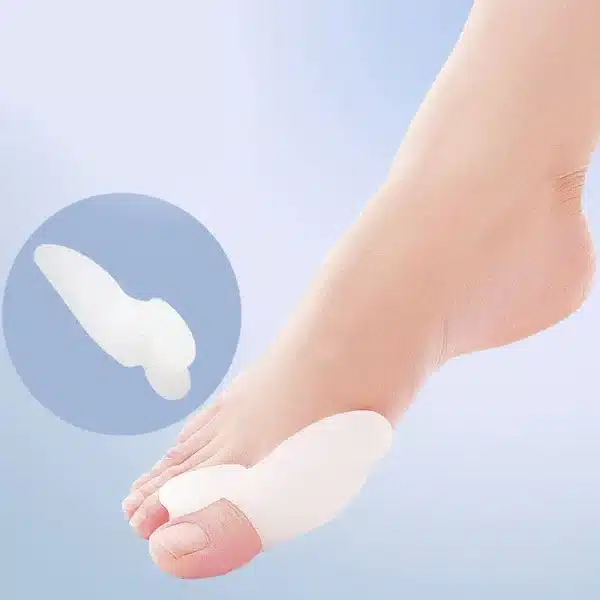 Silicone Gel Bunion Big Toe Separator Spreader Eases Foot Pain Foot Hallux Valgus Correction Guard Cushion Concealer Thumb 1Pair - Image 3