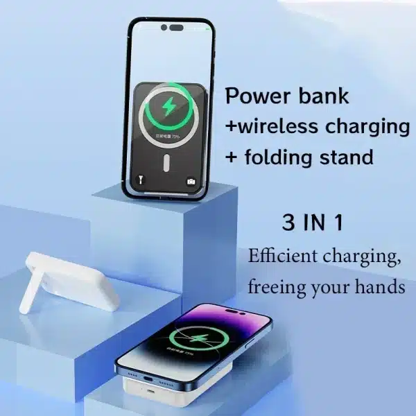 Large Capacity Power Bank 50000mAh Portable Charger 120W Fast Charging Wireless PowerBank for IPhone Huawei Samsung - Image 5