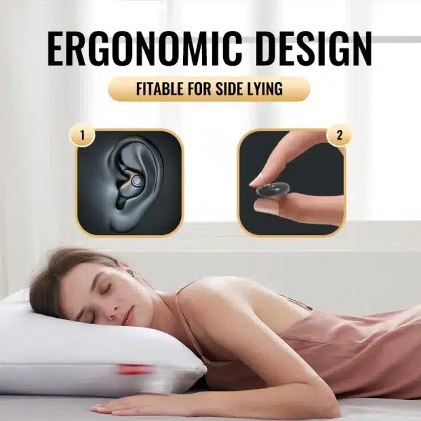 Xiaomi Sleep Invisible Earbuds Tiny Headphones Noise Cancelling Wireless Headsets Sports Stereo Bluetooth 5.3 Earphone - Image 4