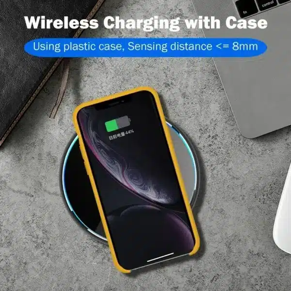 15W Fast Wireless Charging Pad for Google Pixel 8a 7a 8 7 6 Pro Wireless Charger Charging Indicator with Case - Image 3